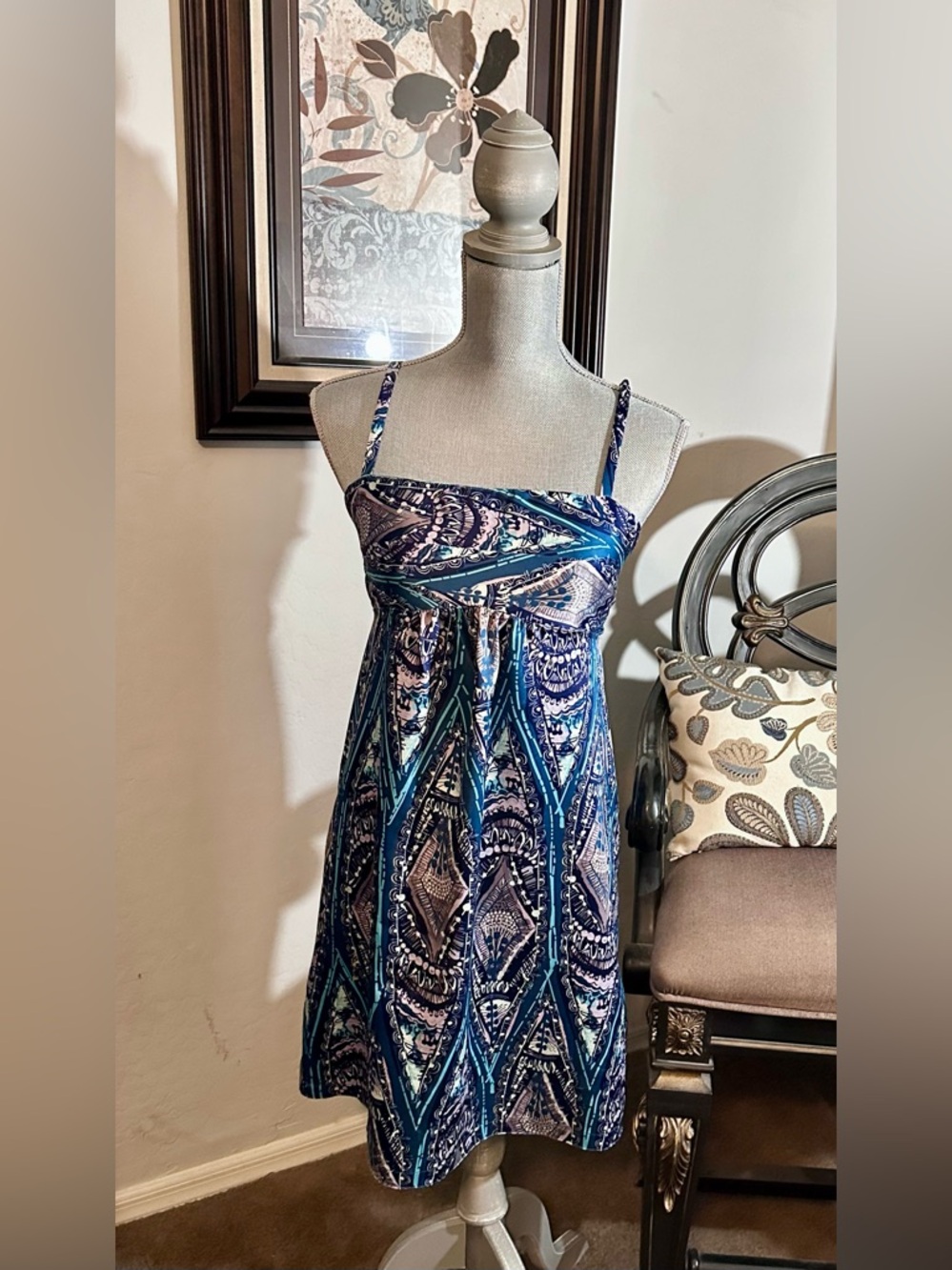 NWT Cinnamon Girl Hawaii Strappy Mini Sundress ZB9